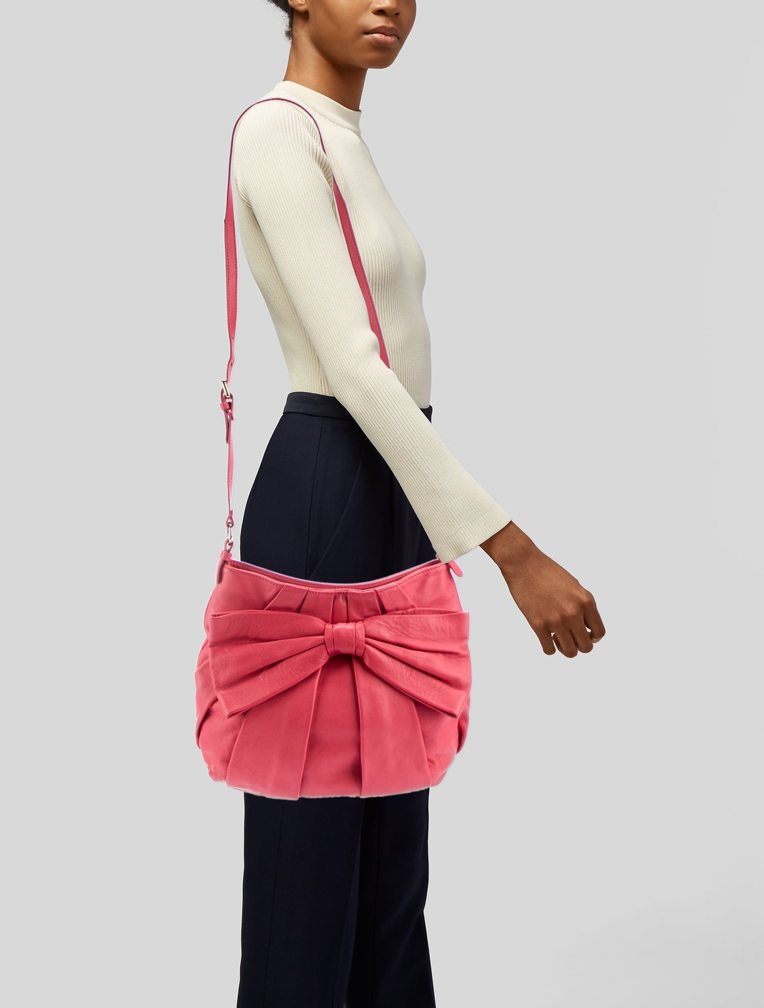 Red Valentino Leather Shoulder Bag