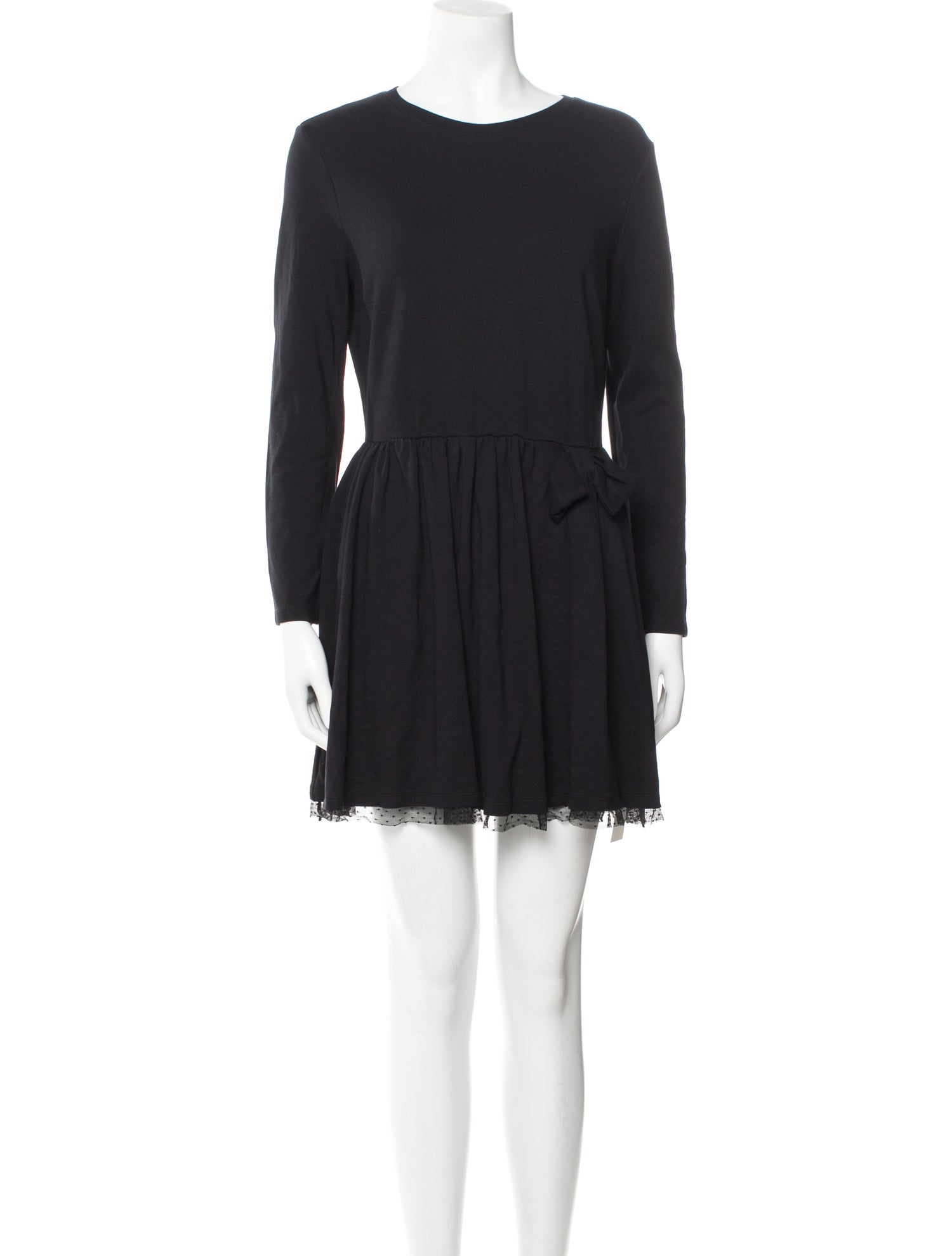 Red Valentino Bateau Neckline Mini Dress