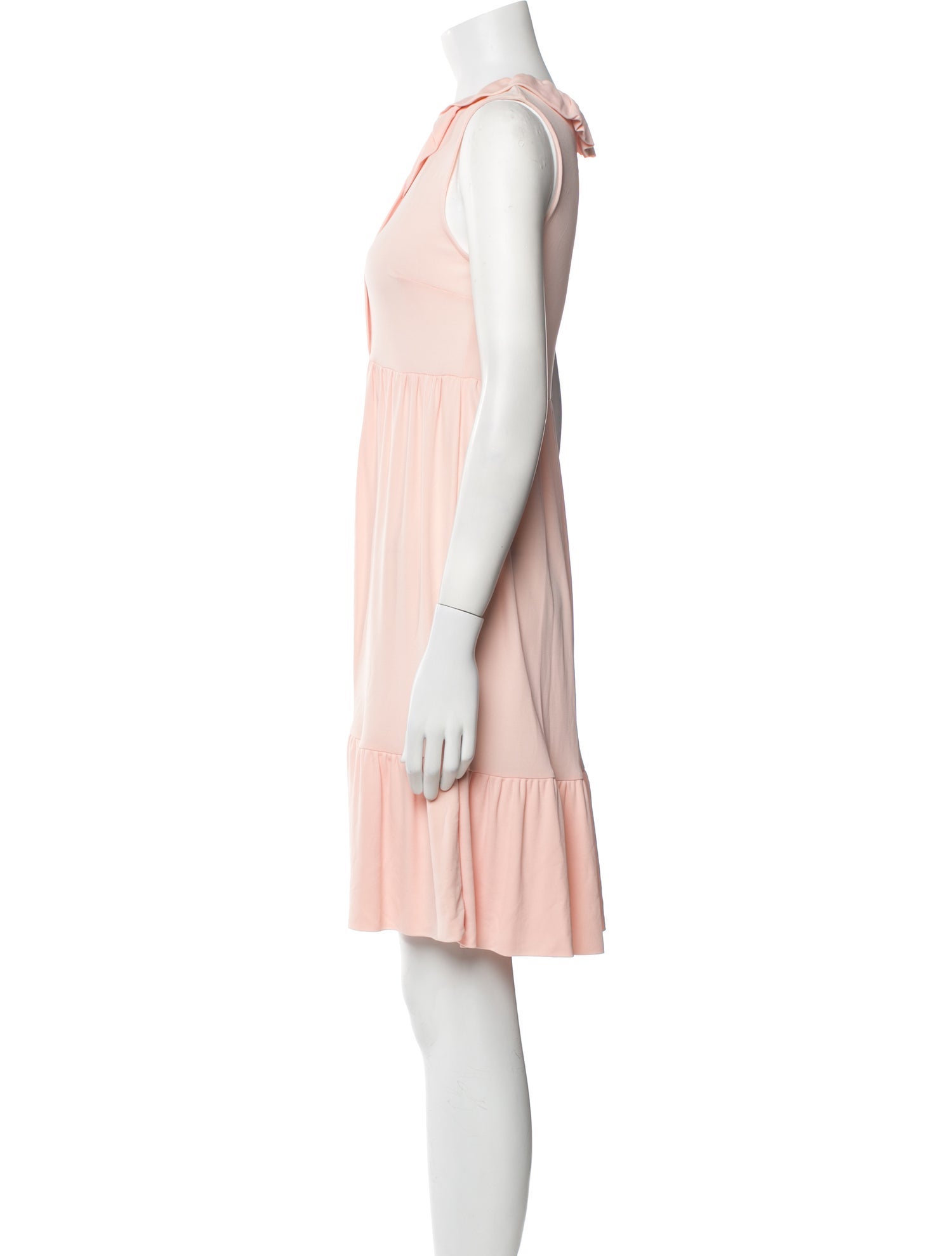 Red Valentino Crew Neck Mini Dress