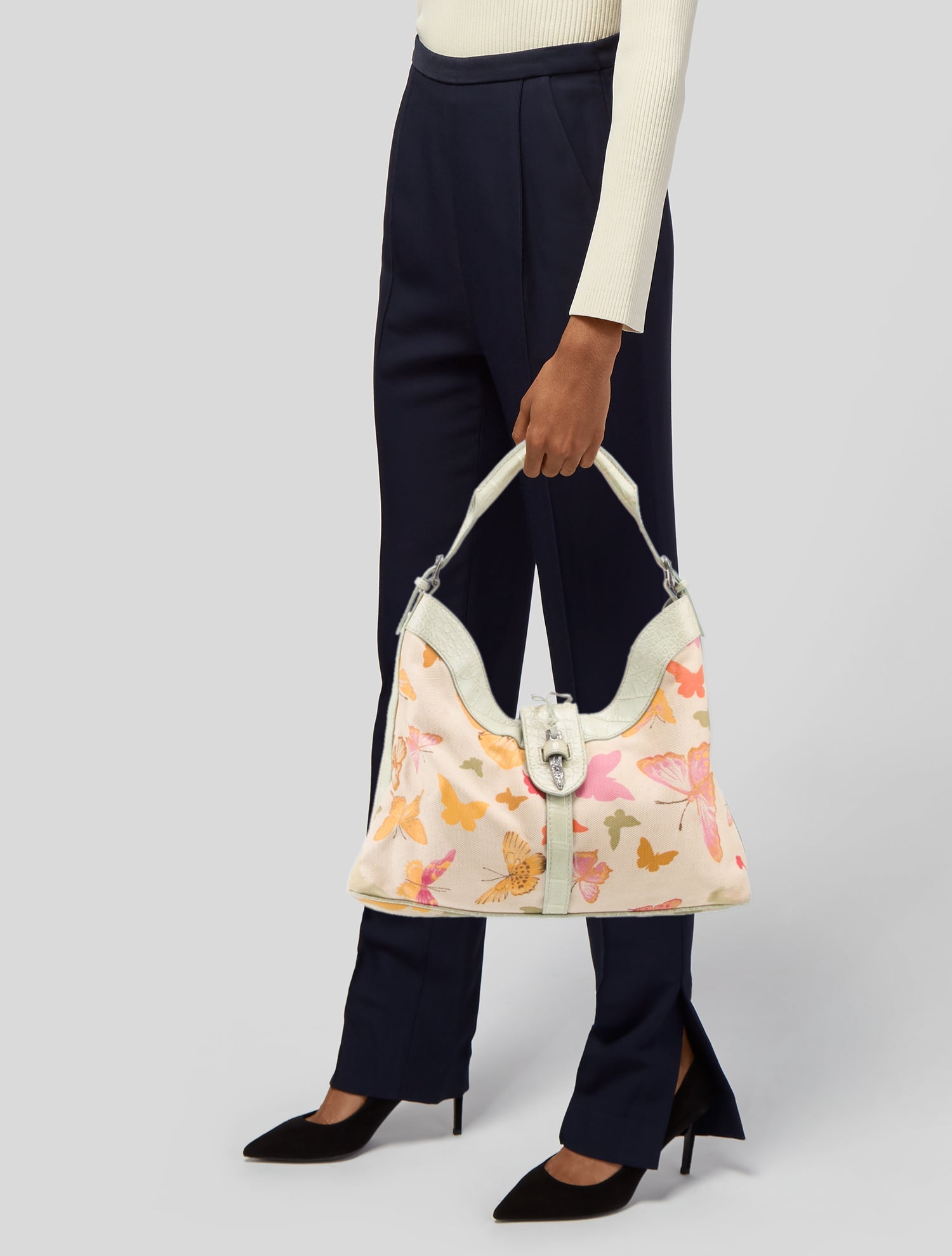 Red Valentino Canvas Shoulder Bag