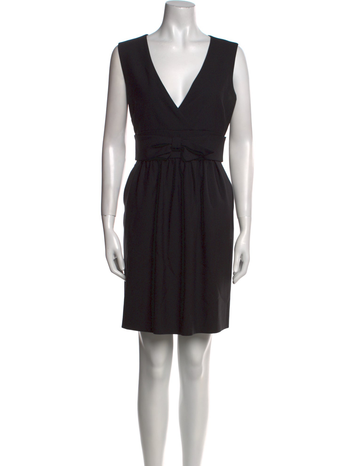 Red Valentino V-Neck Mini Dress