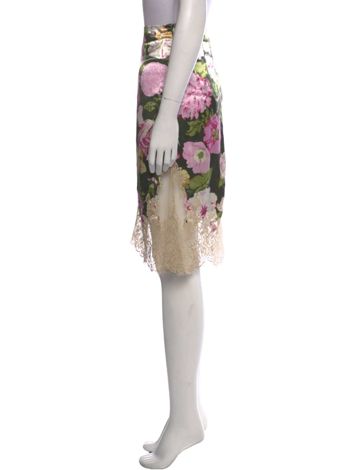 Red Valentino Floral Print Knee-Length Skirt w/ Tags