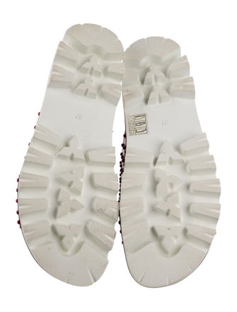 Red Valentino Leather Slides