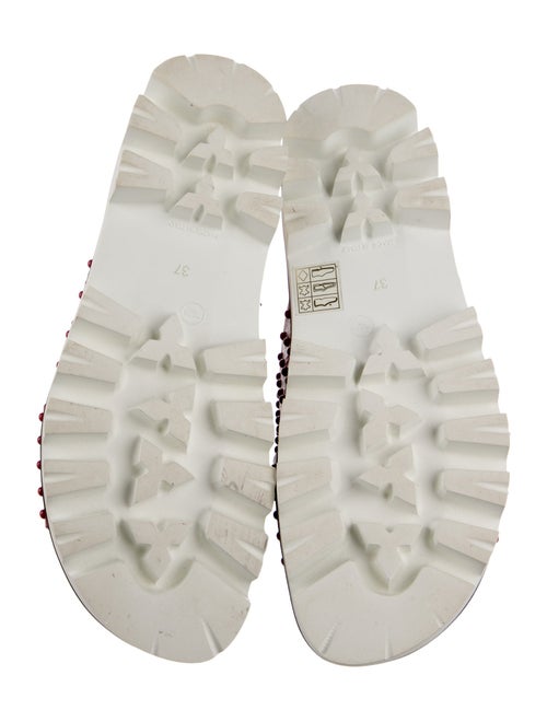 Red Valentino Leather Slides