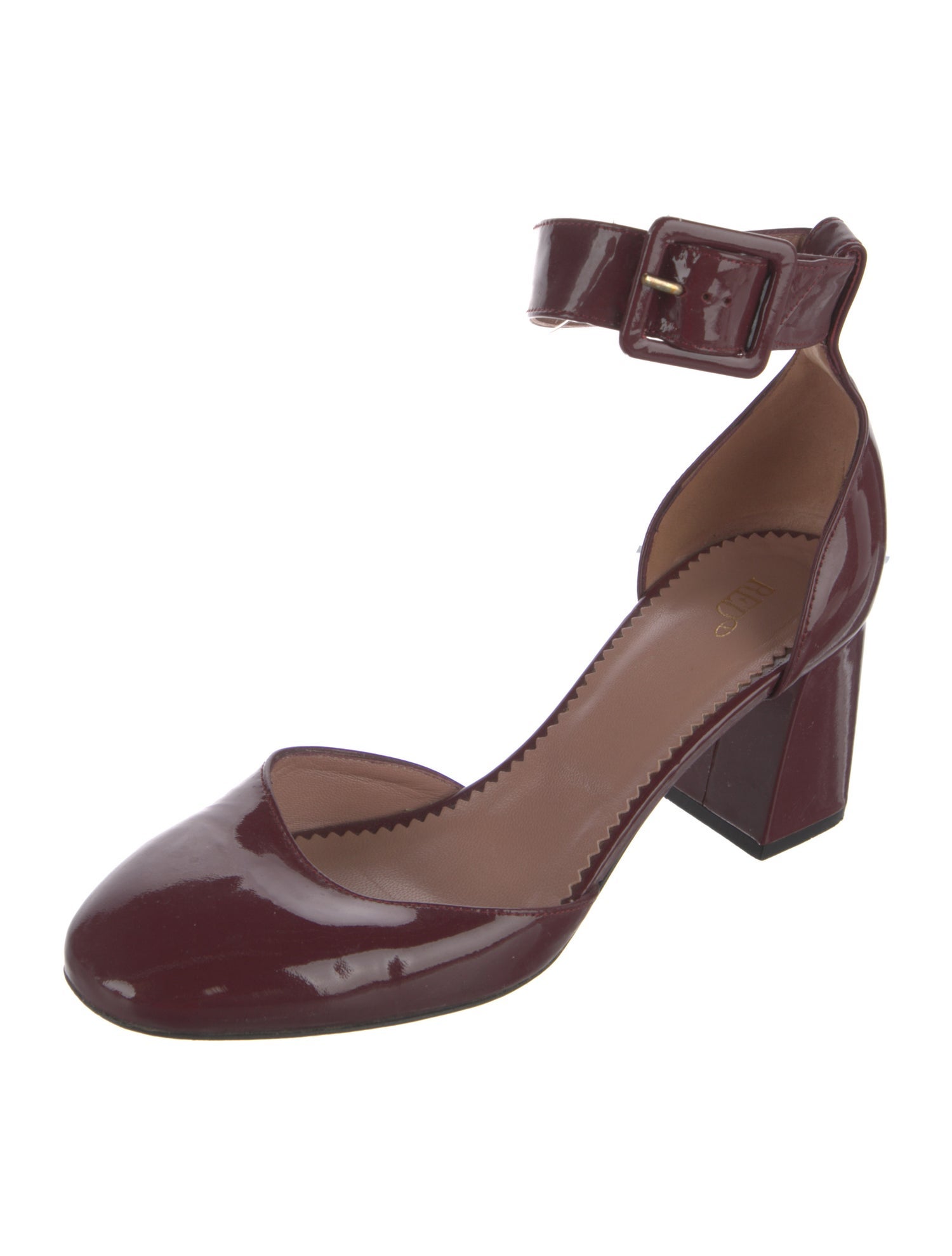 Red Valentino Patent Leather D'Orsay Pumps