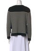 Red Valentino Striped Crew Neck Sweater