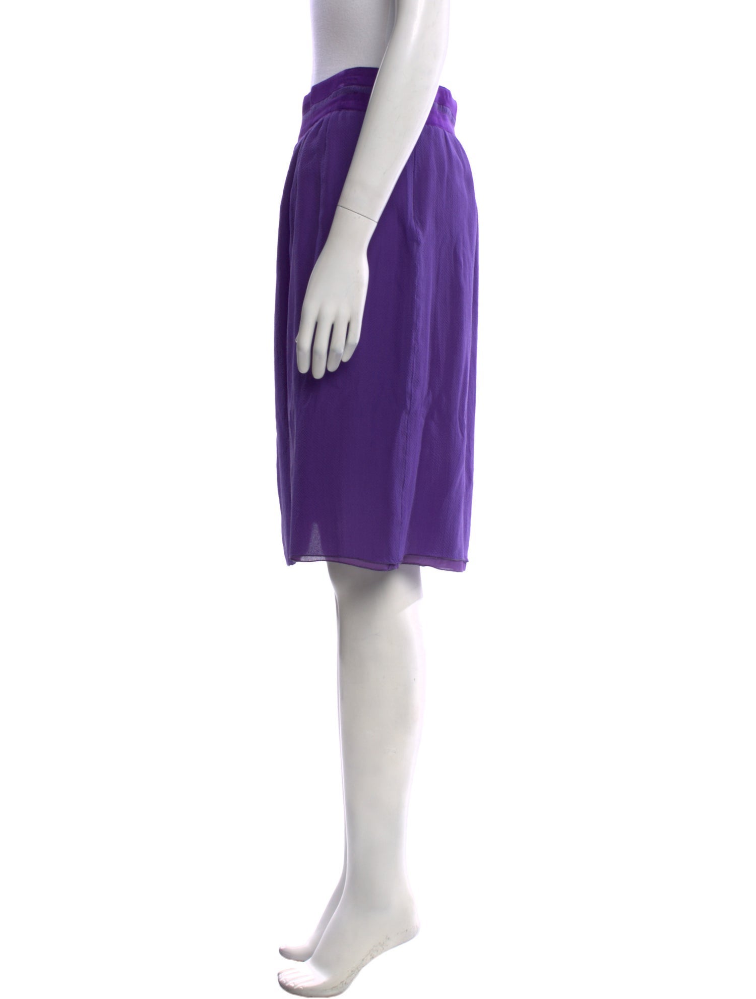 Red Valentino Bow Accents Knee-Length Skirt