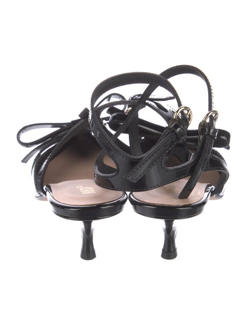 Red Valentino Patent Leather Slingback Pumps