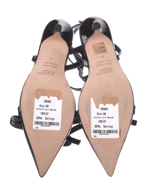 Red Valentino Patent Leather Slingback Pumps