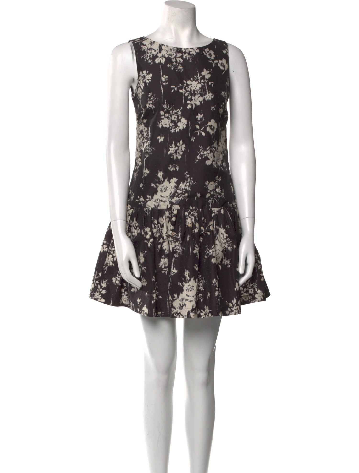 Red Valentino Floral Print Mini Dress