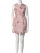 Red Valentino Floral Print Mini Dress