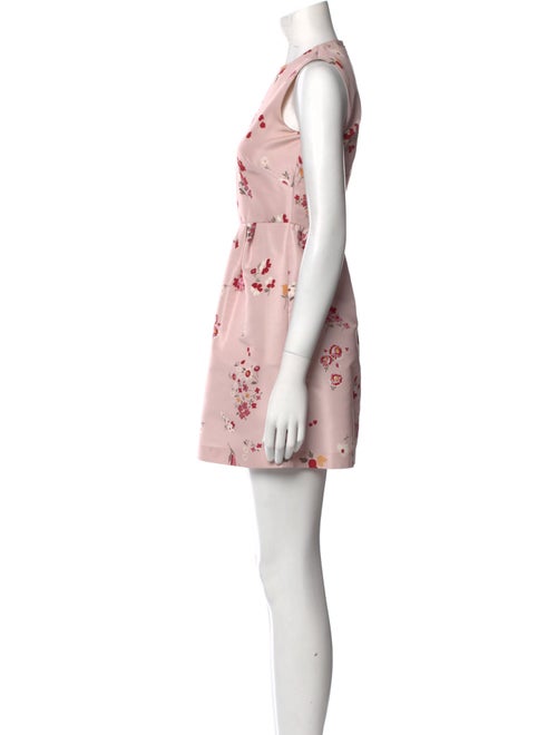 Red Valentino Floral Print Mini Dress