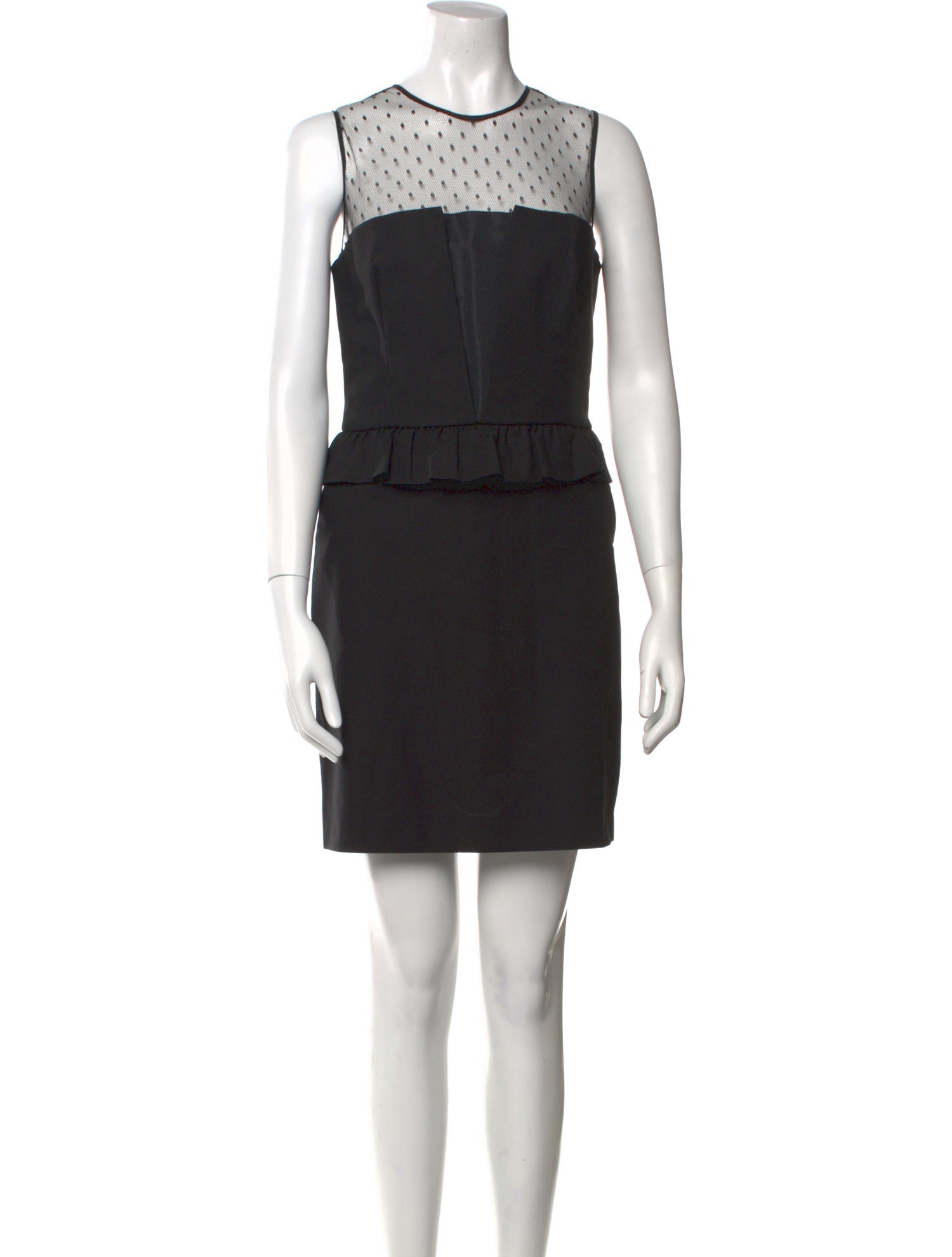 Red Valentino Crew Neck Knee-Length Dress