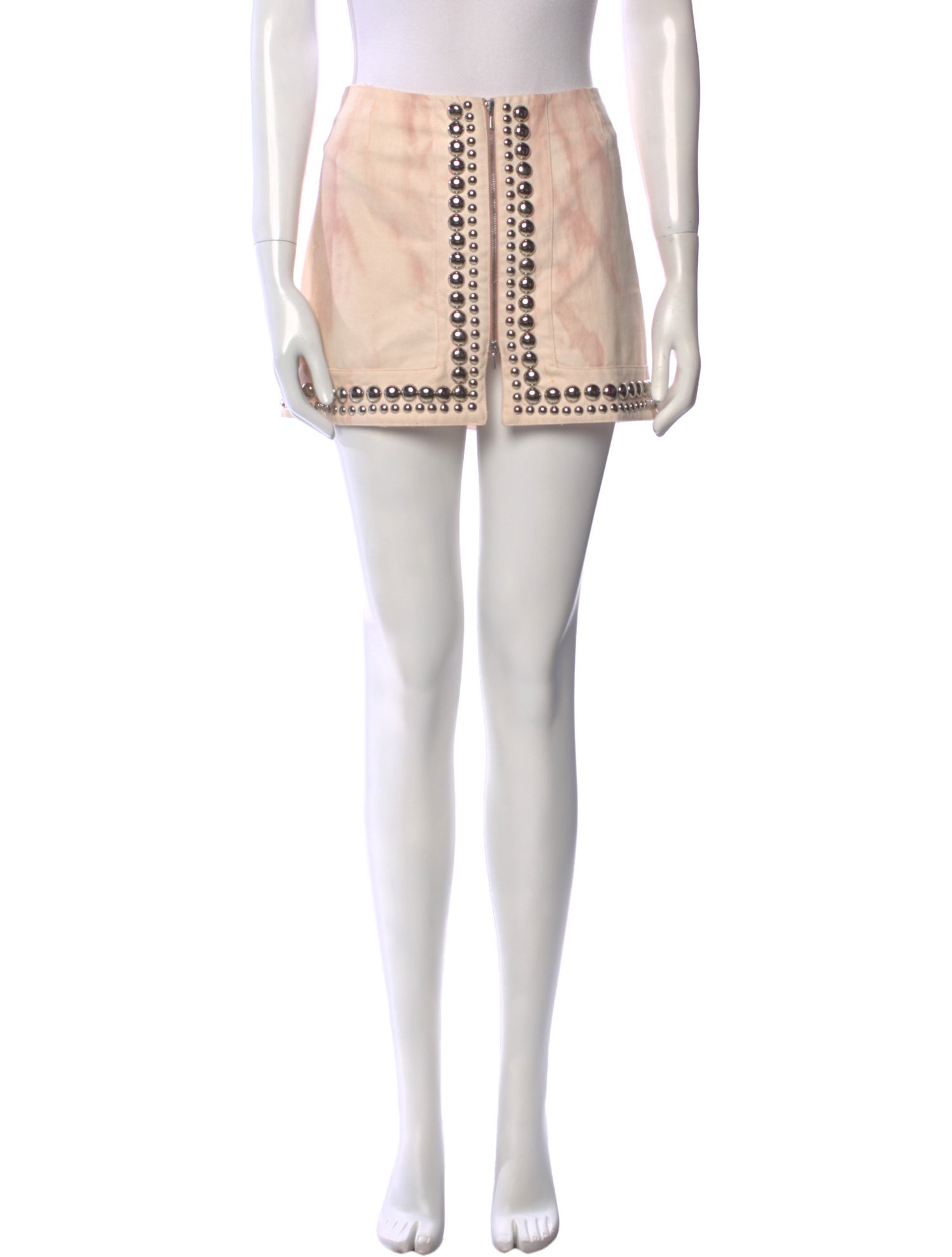 Red Valentino Virgin Wool Mini Skirt