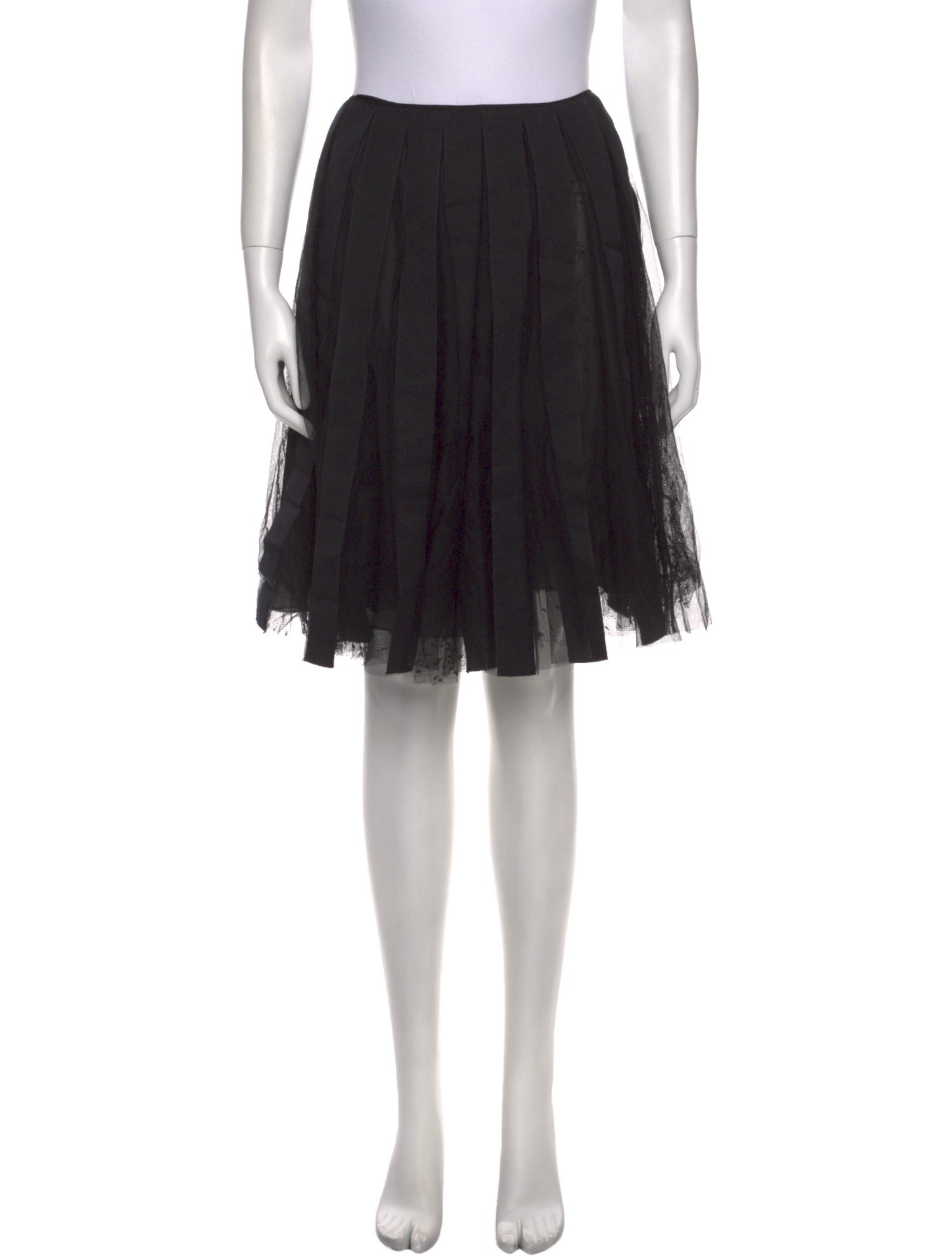 Red Valentino Silk Knee-Length Skirt