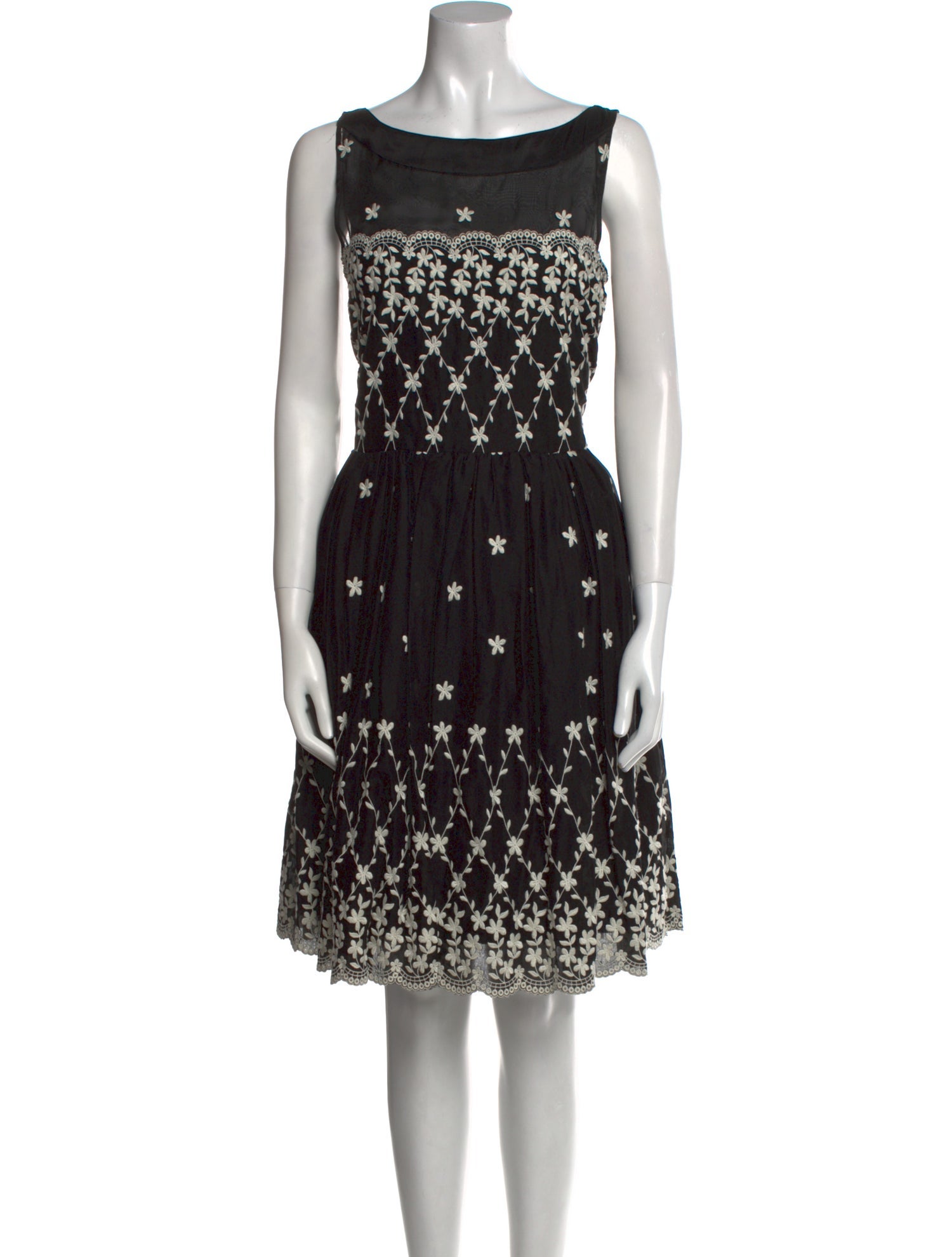 Red Valentino Printed Knee-Length Dress w/ Tags