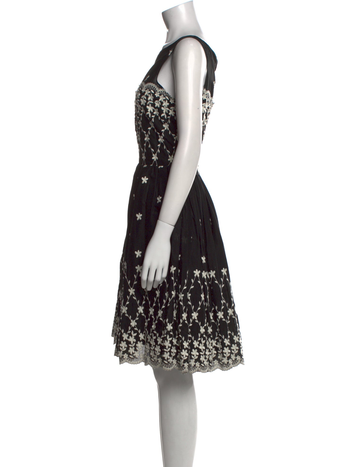 Red Valentino Printed Knee-Length Dress w/ Tags