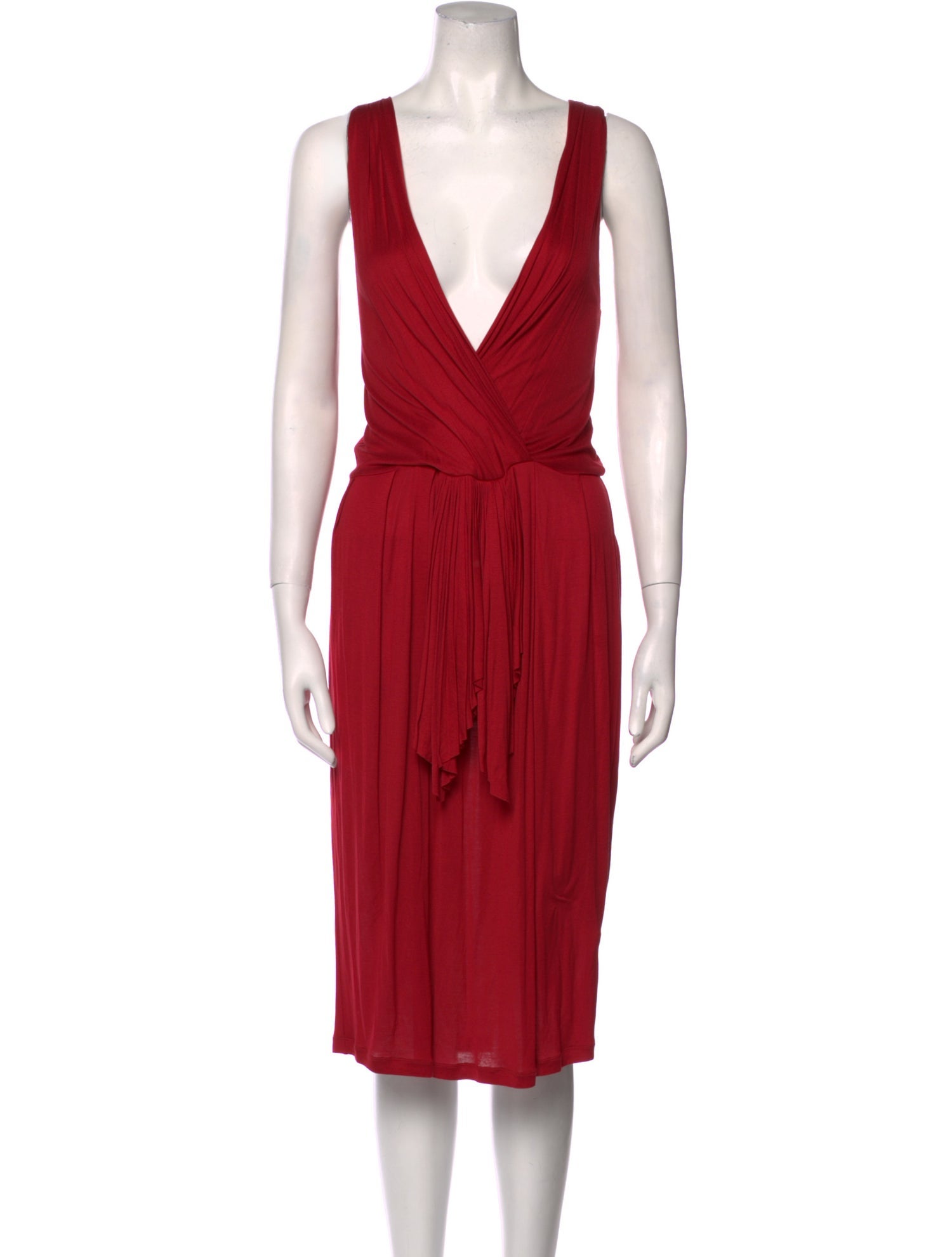 Red Valentino Silk Midi Length Dress
