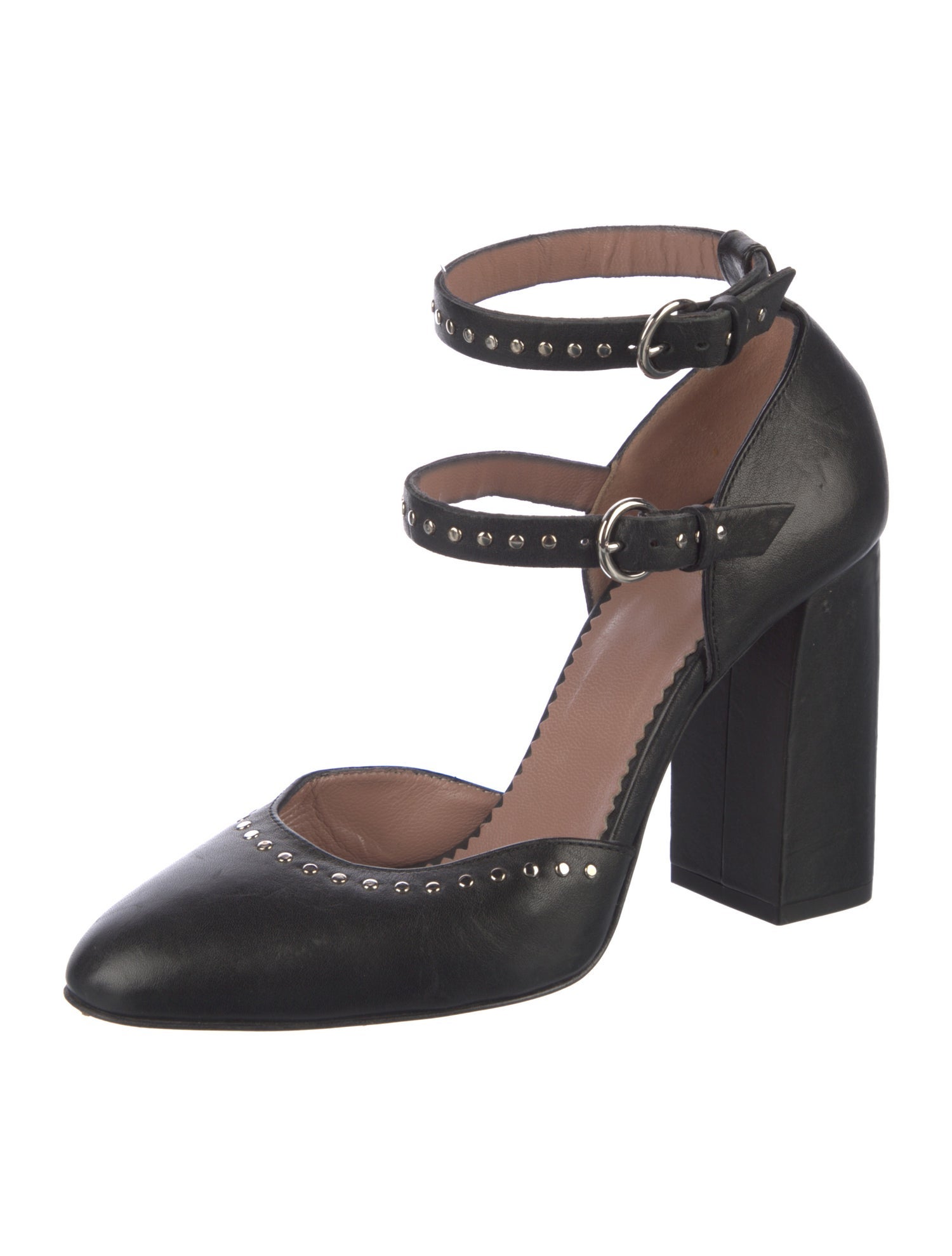 Red Valentino Leather D'Orsay Pumps