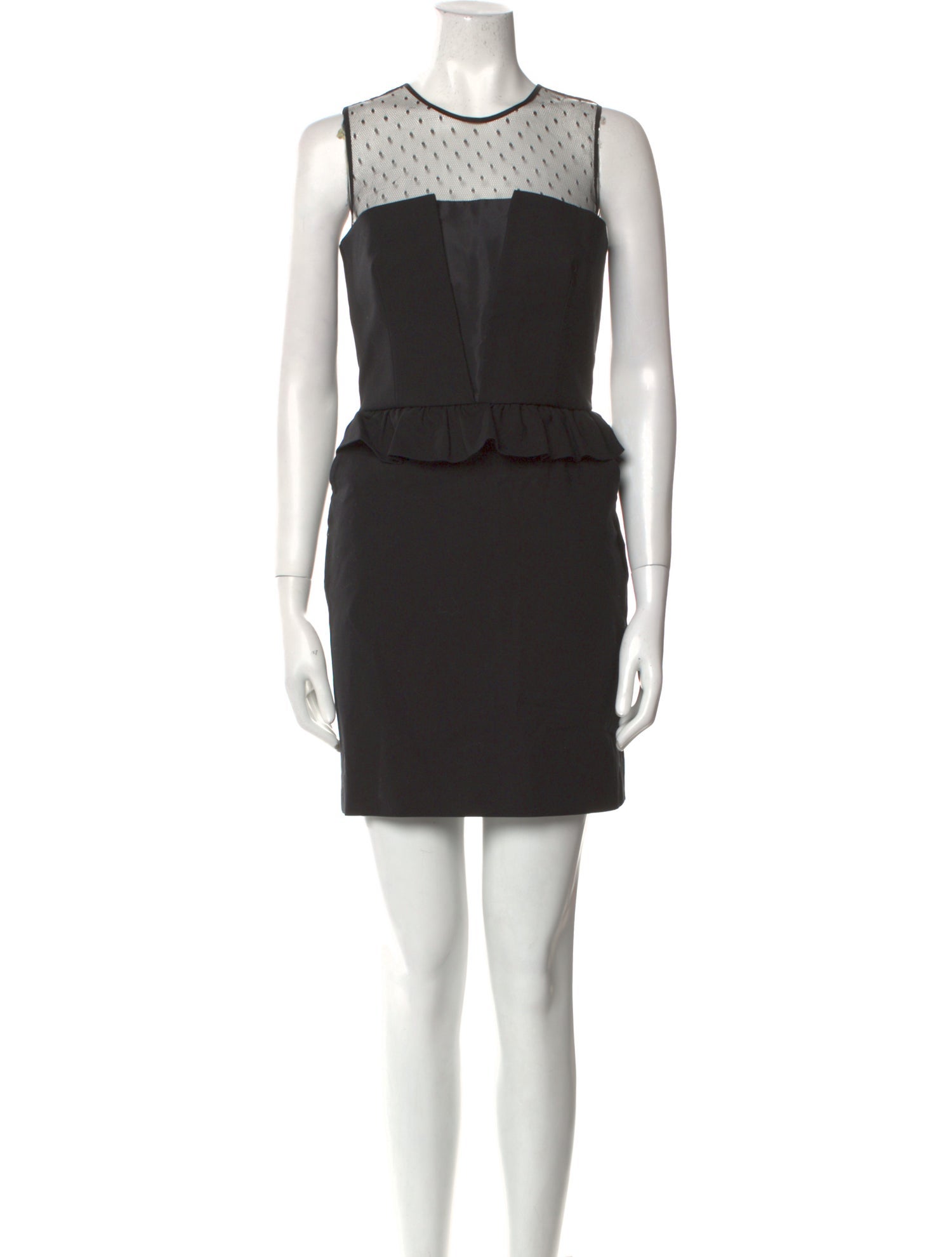 Red Valentino Crew Neck Mini Dress