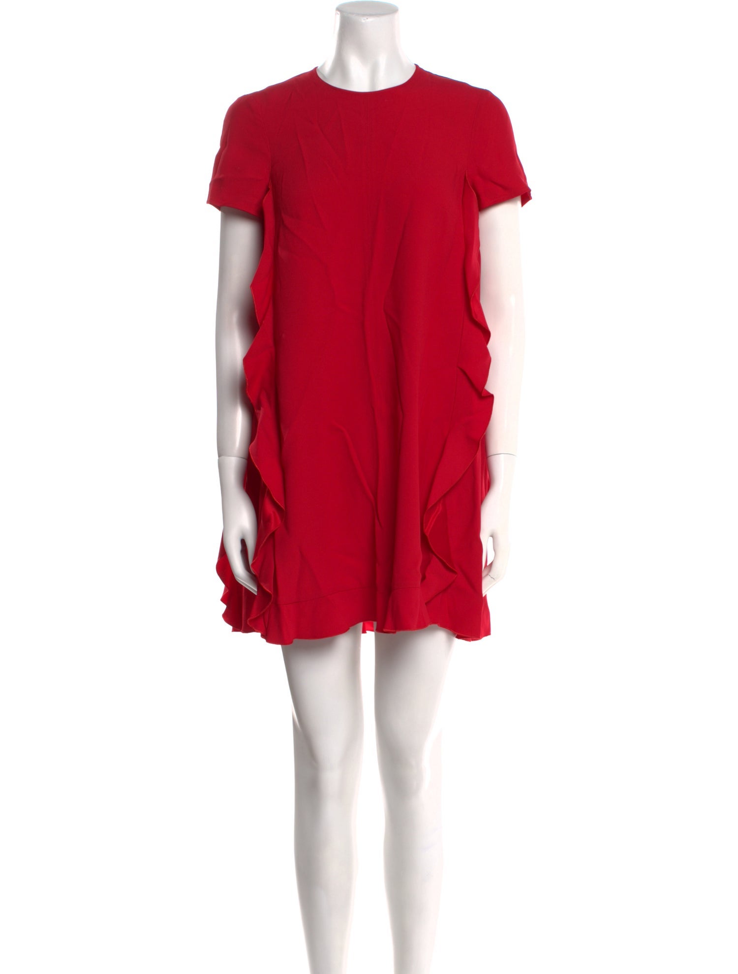 Red Valentino Crew Neck Mini Dress