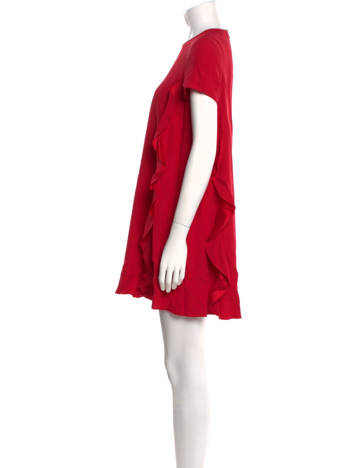 Red Valentino Crew Neck Mini Dress
