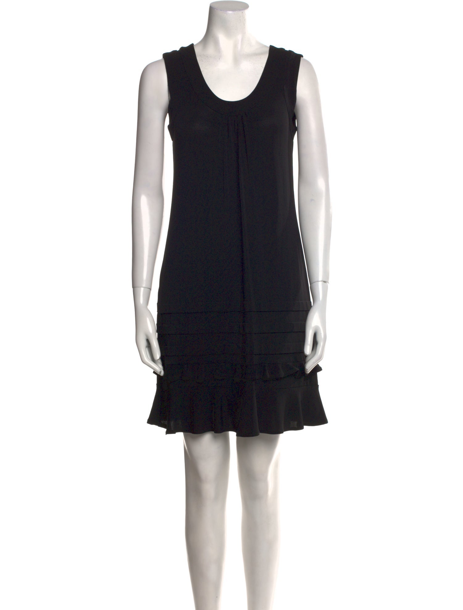 Red Valentino Scoop Neck Mini Dress