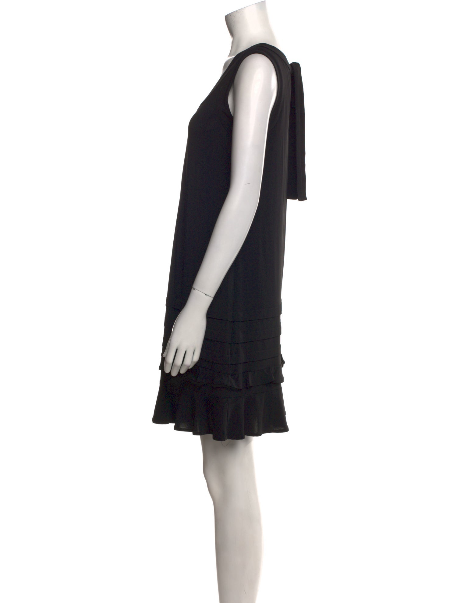 Red Valentino Scoop Neck Mini Dress