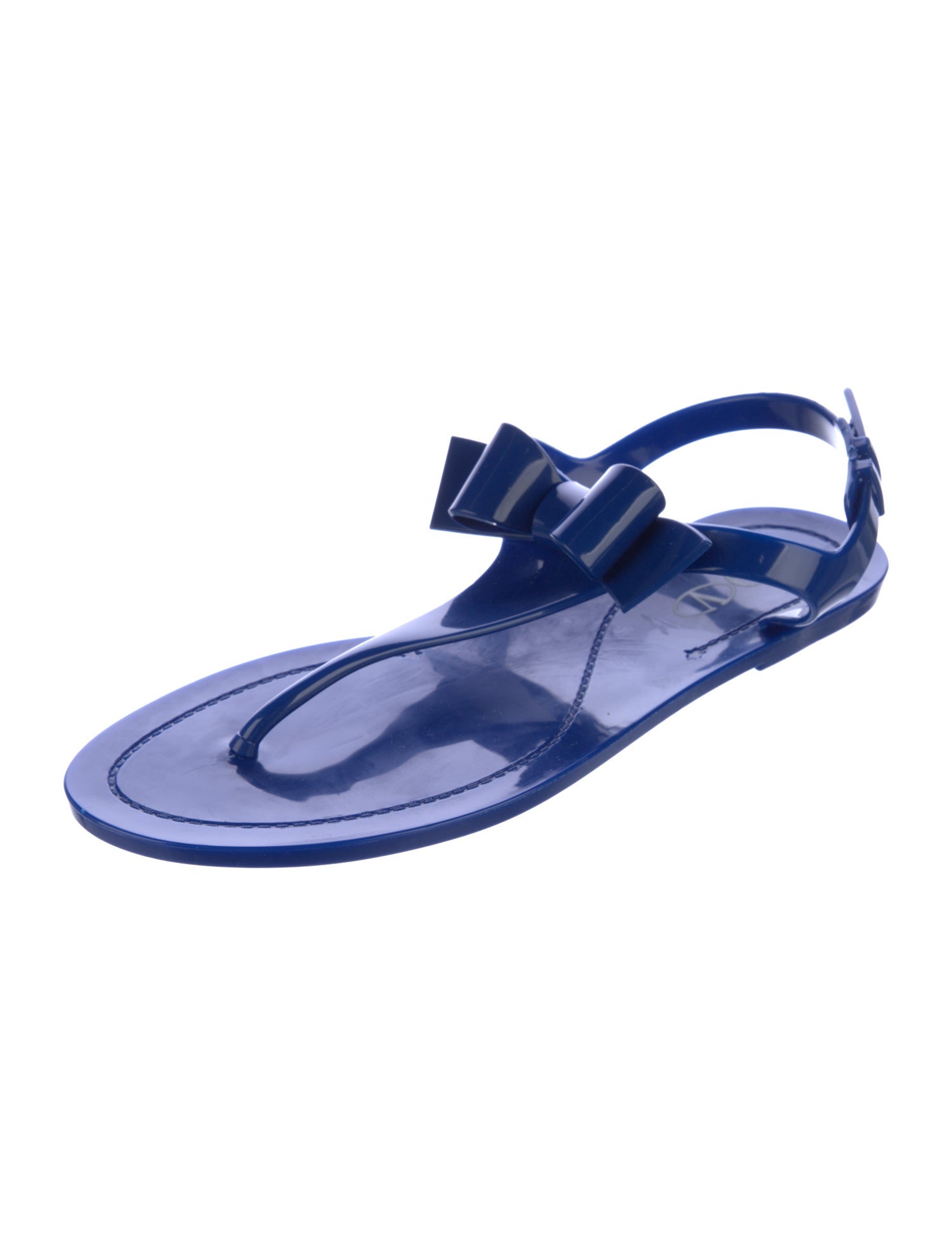 Red Valentino Rubber Slingback Sandals