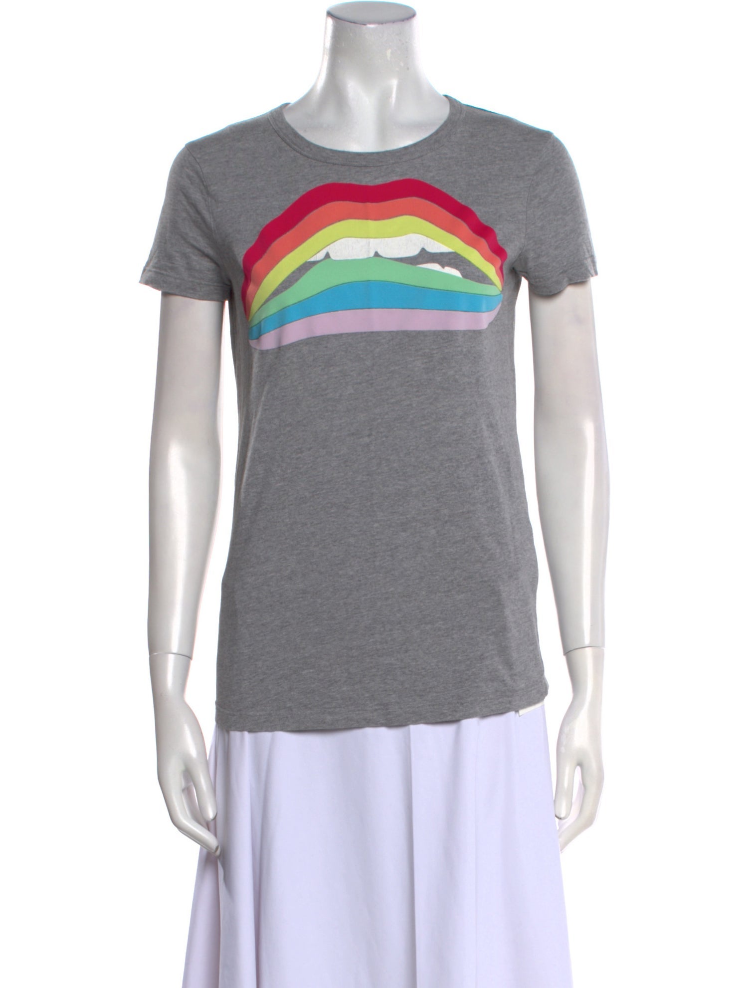 Red Valentino Graphic Print Crew Neck T-Shirt