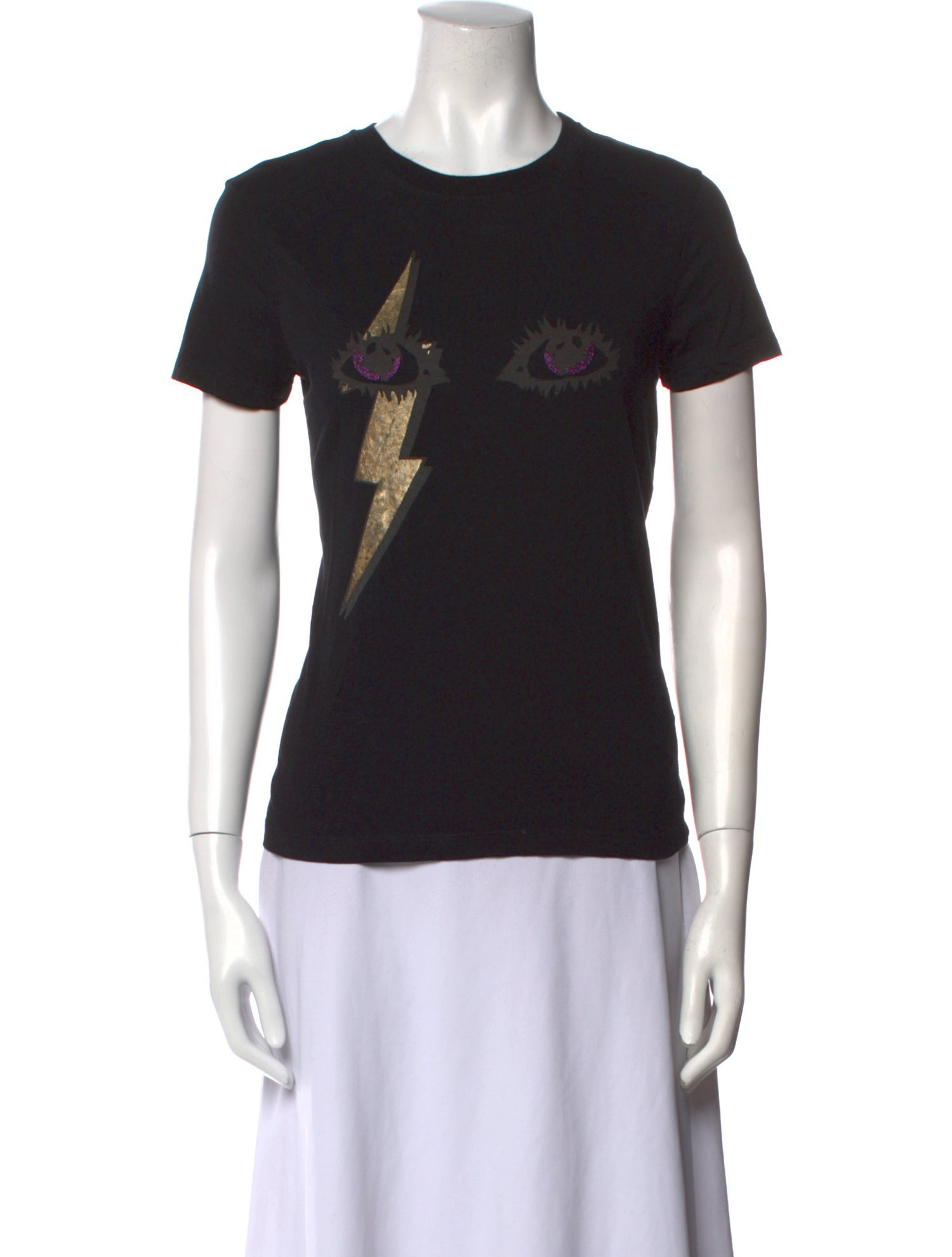 Red Valentino Graphic Print Crew Neck T-Shirt