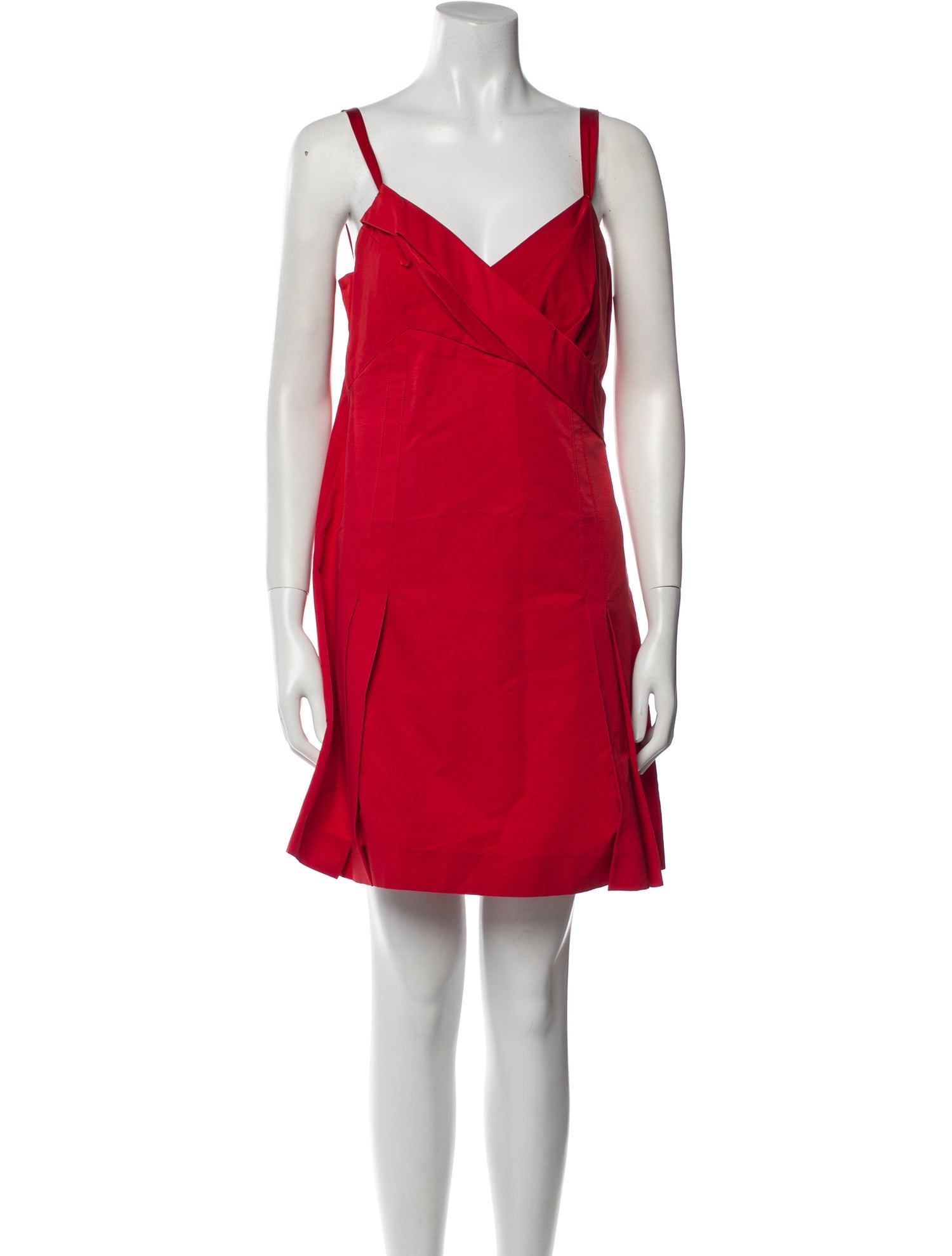 Red Valentino V-Neck Mini Dress