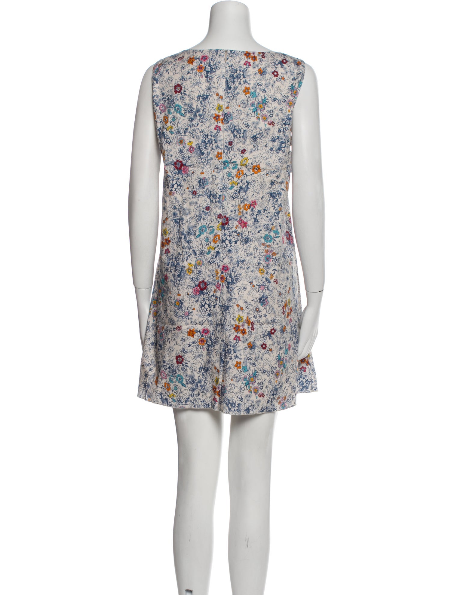 Red Valentino Floral Print Mini Dress