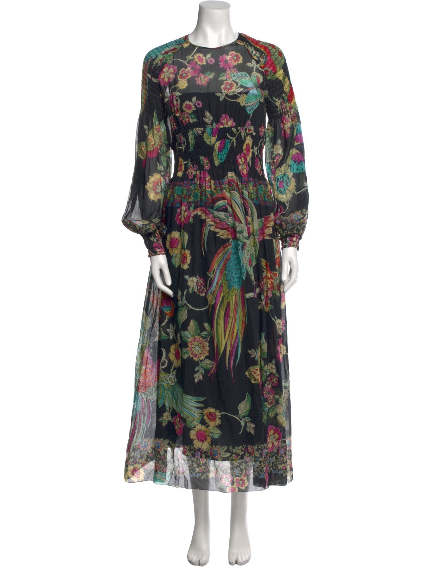 Red Valentino Printed Long Dress