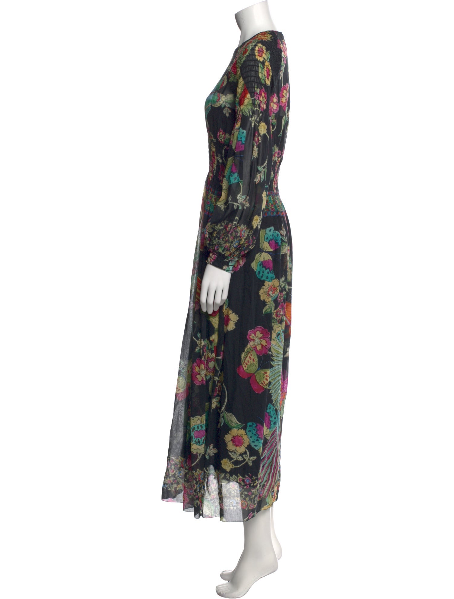 Red Valentino Printed Long Dress