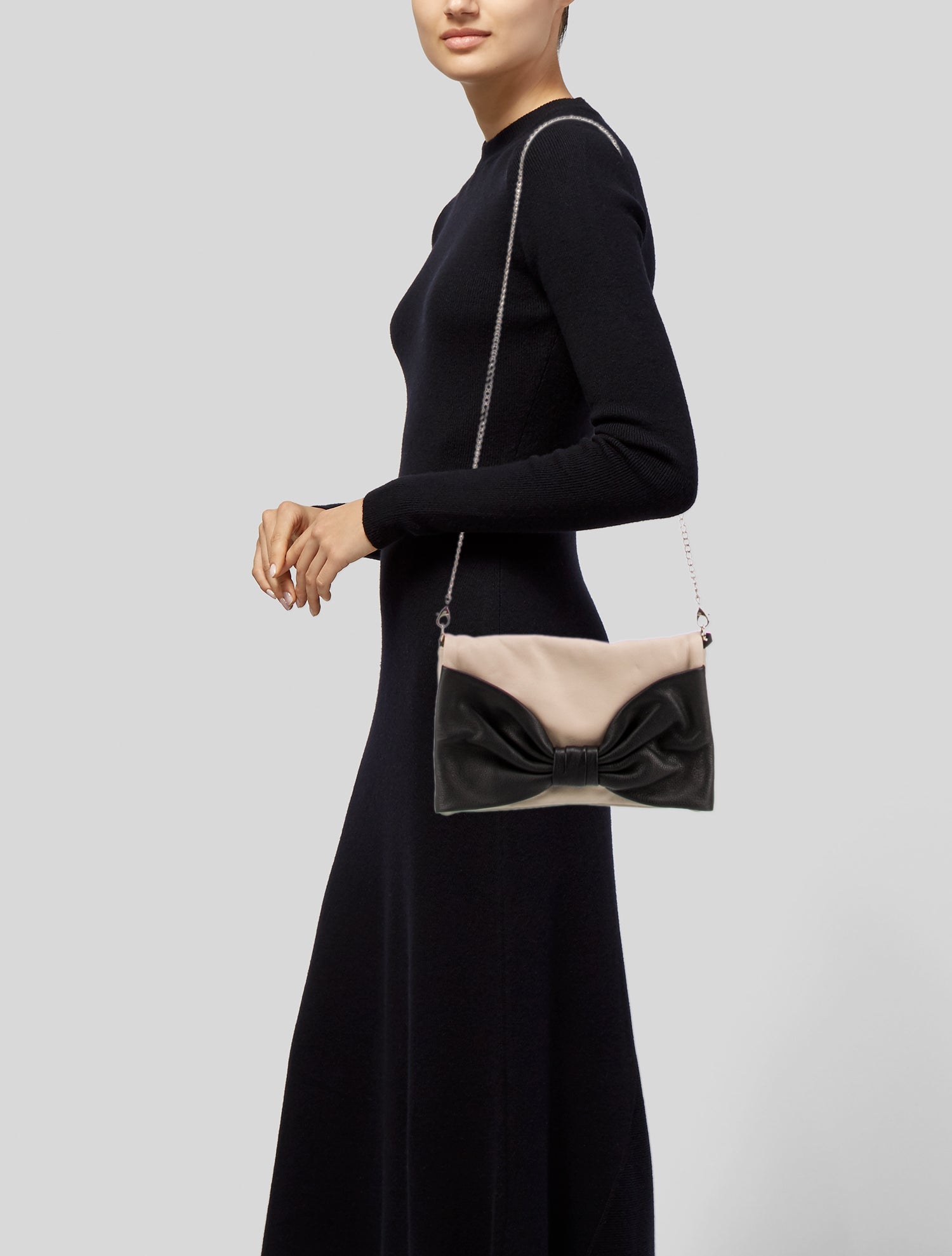 Red Valentino Leather Shoulder Bag