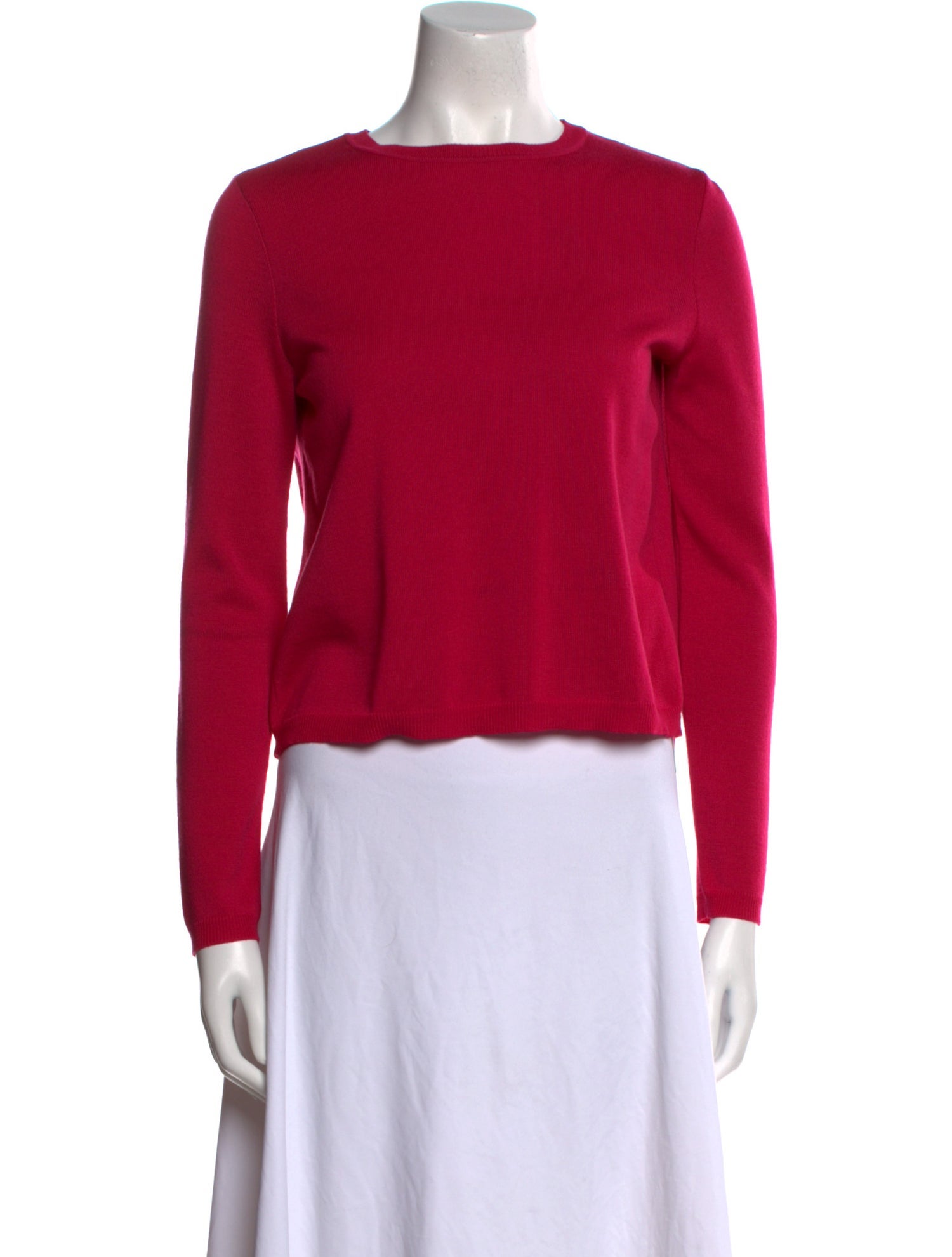 Red Valentino Virgin Wool Mock Neck Sweater