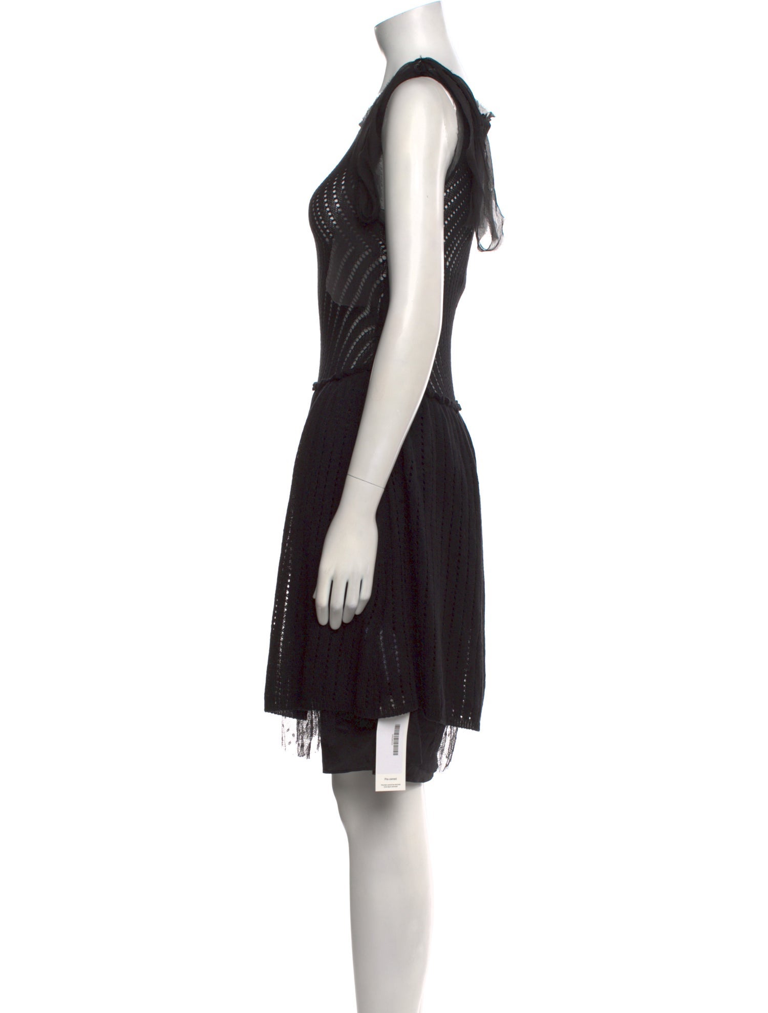 Red Valentino Scoop Neck Midi Length Dress