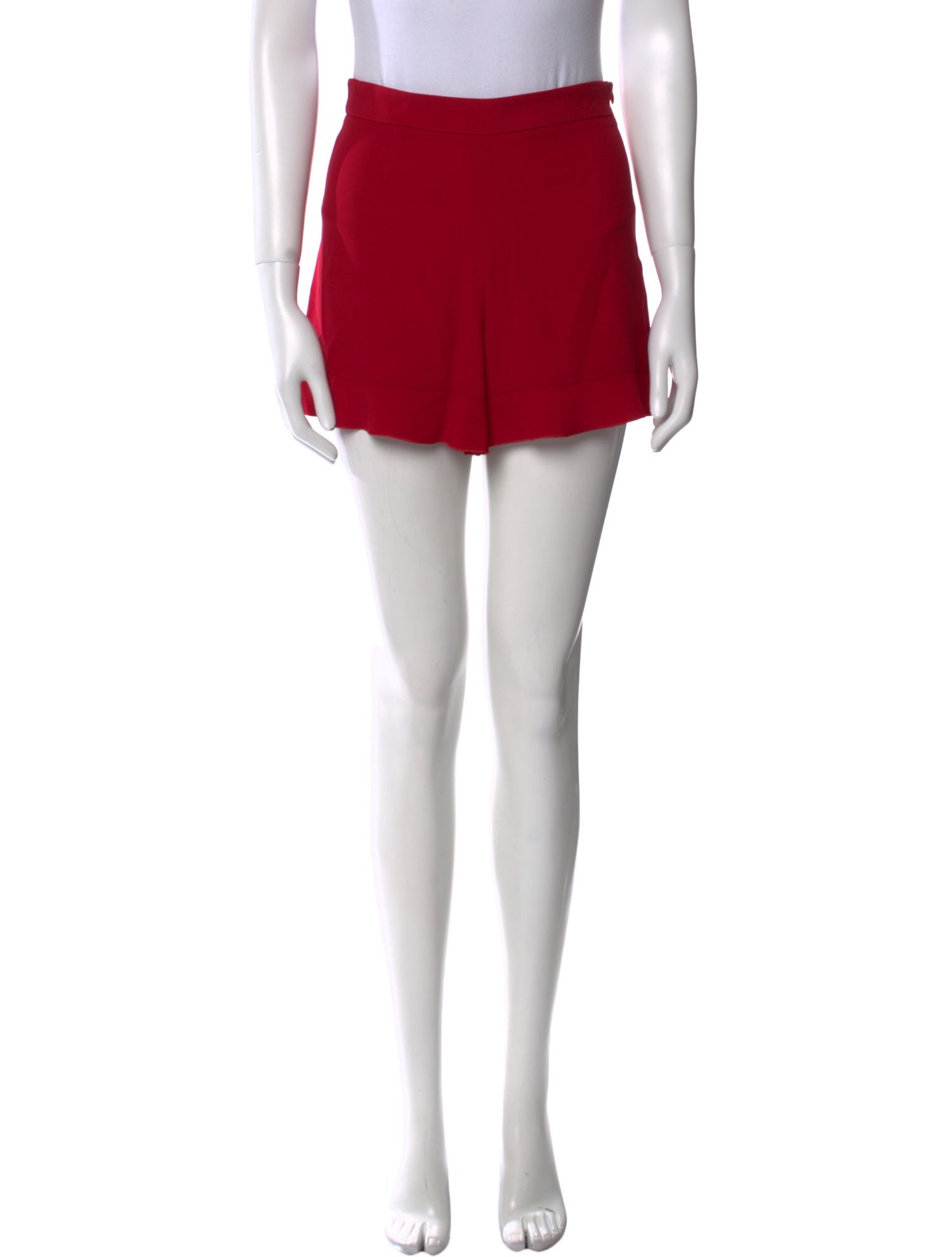Red Valentino Virgin Wool Mini Shorts
