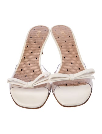 Red Valentino Leather Slides