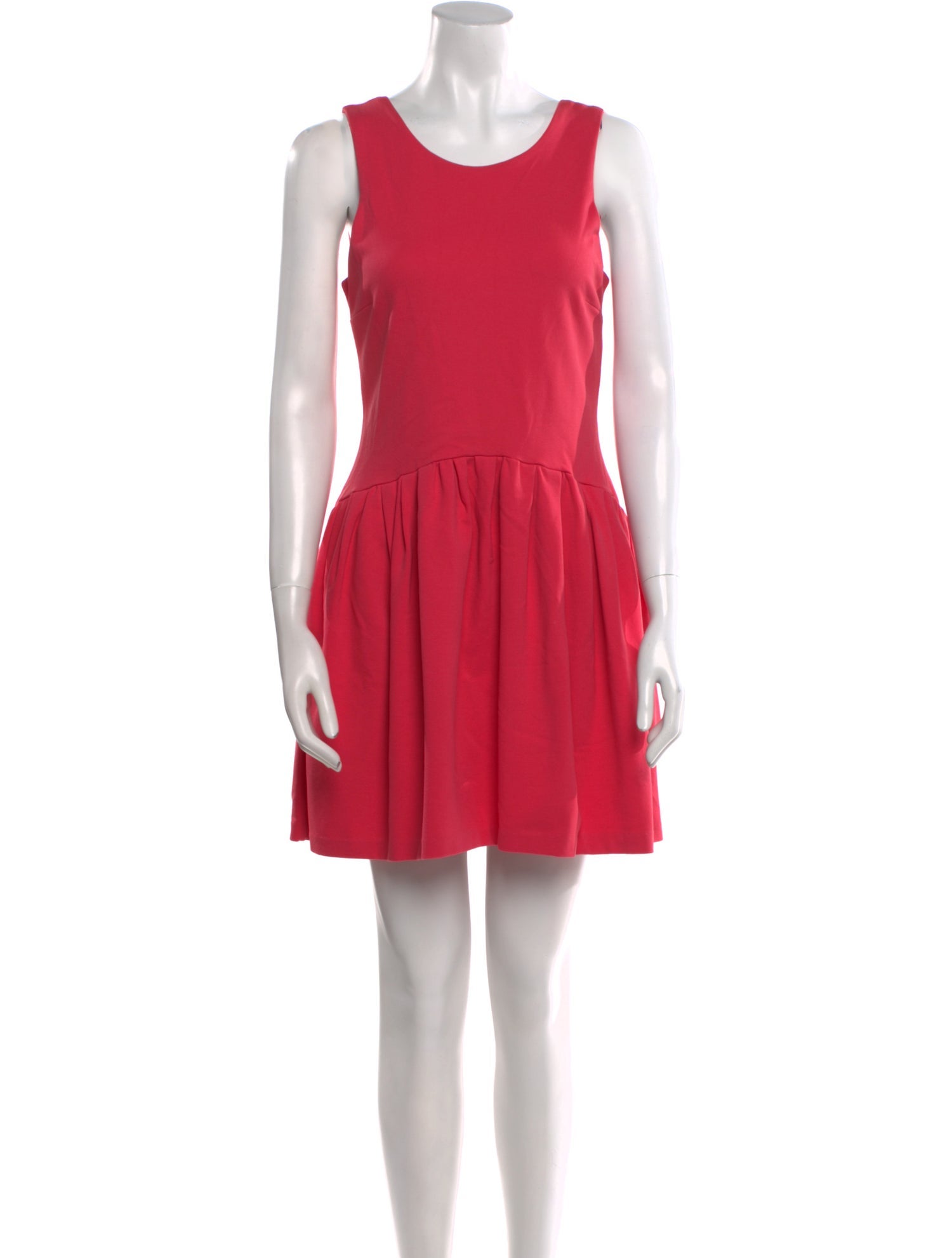 Red Valentino Scoop Neck Mini Dress
