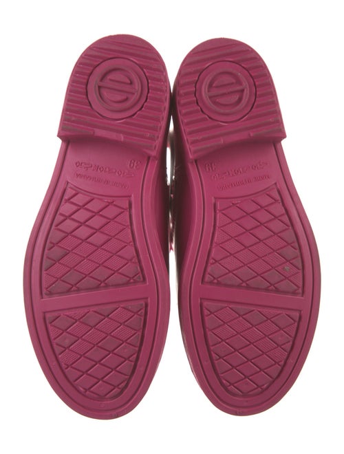 Red Valentino Rubber Bow Accents Rain Boots