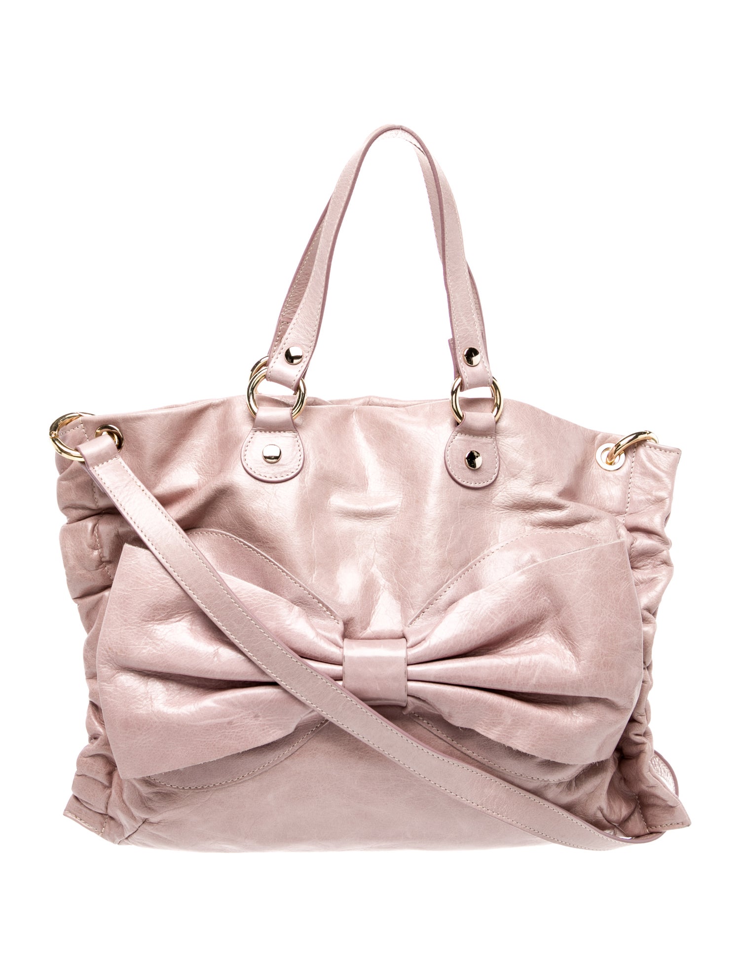 Red Valentino Leather Top Handle Bag