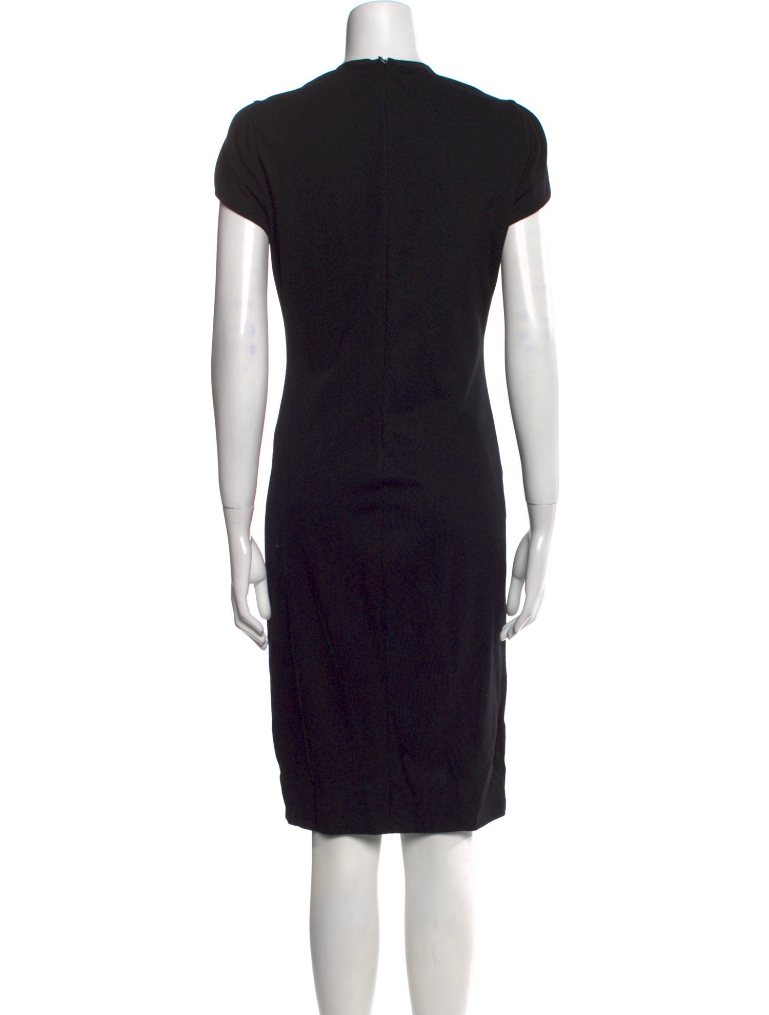 Red Valentino Crew Neck Knee-Length Dress