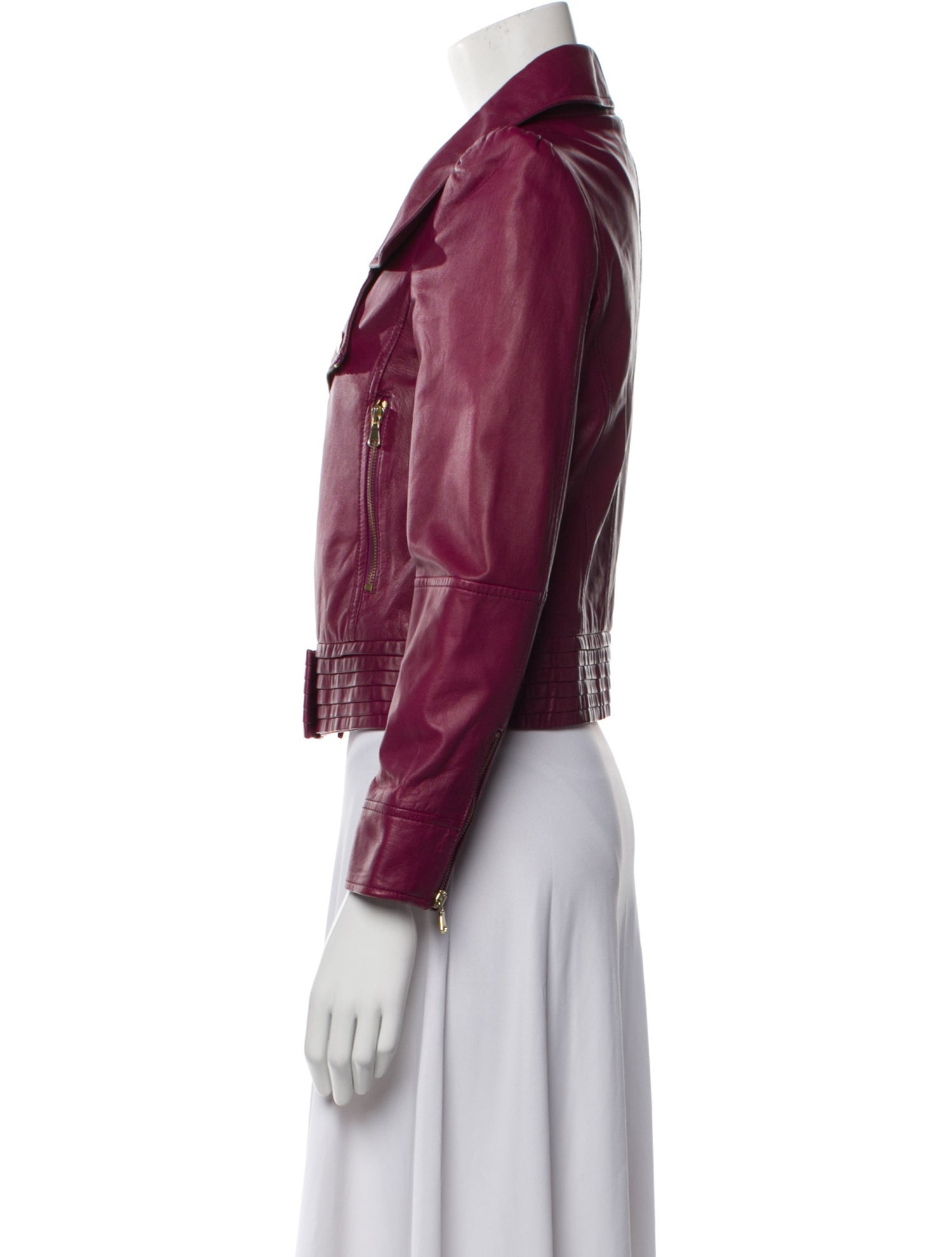 Red Valentino Leather Biker Jacket