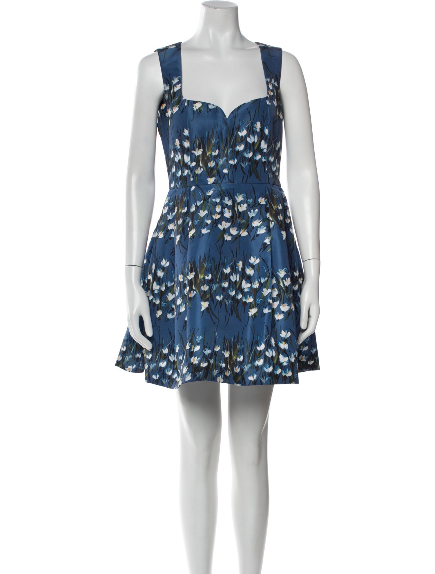 Red Valentino Floral Print Mini Dress