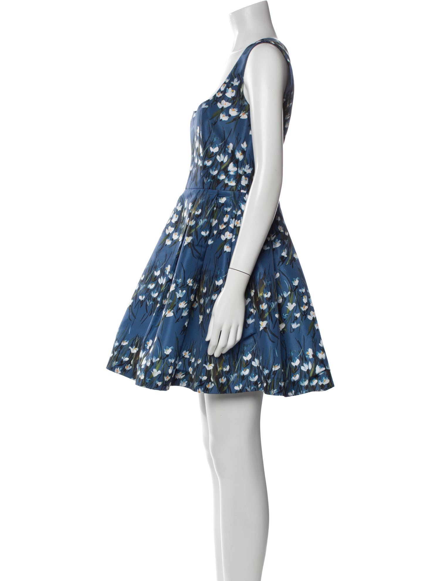 Red Valentino Floral Print Mini Dress