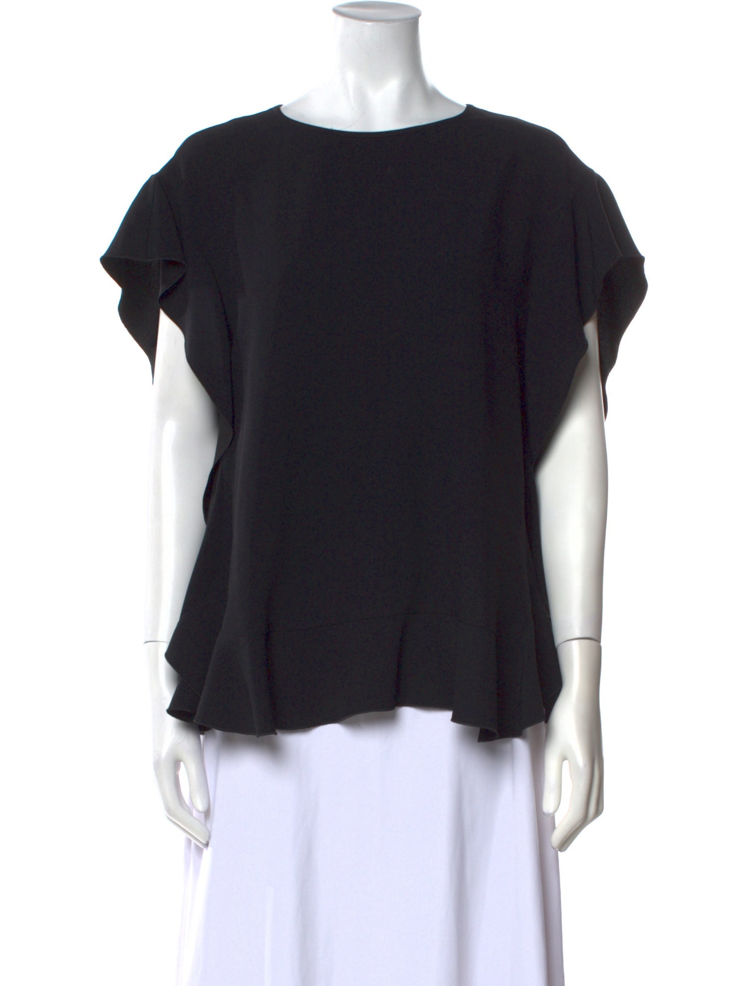 Red Valentino Bateau Neckline Short Sleeve T-Shirt