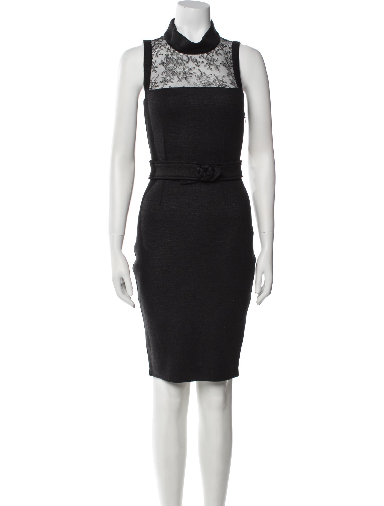 Red Valentino Wool Knee-Length Dress