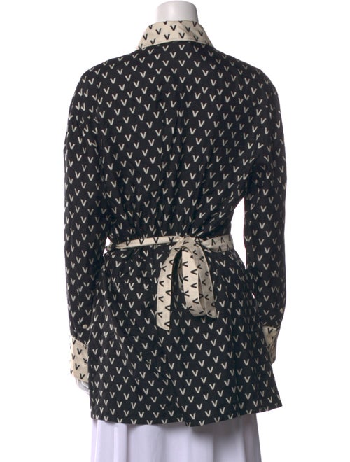 Red Valentino Silk Printed Romper